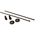 Jones Stephens Bronze 3/8" x 20" Lavatory Supply & 3/8" x 5/8" Straight Stop Kit S1035RB